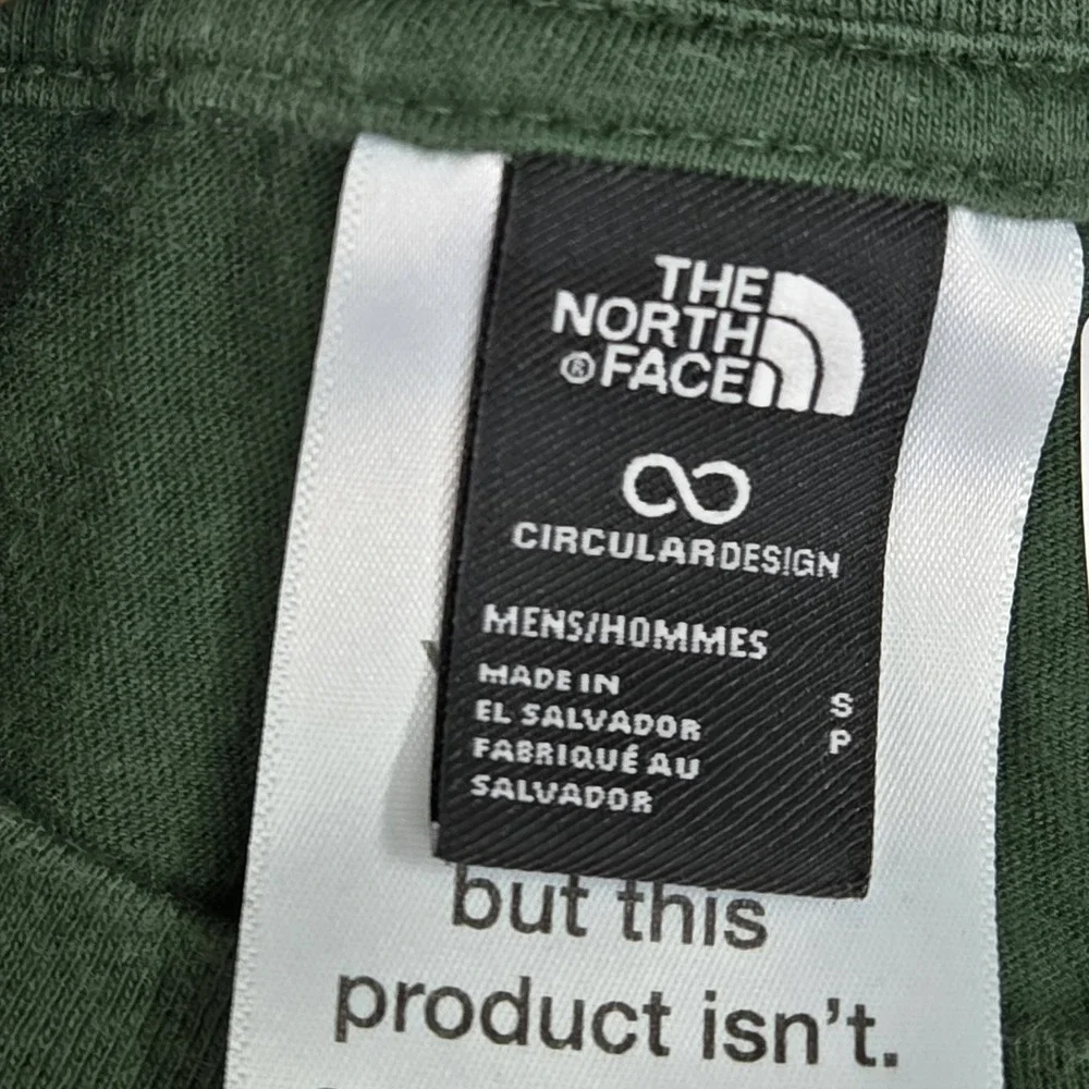 The North Face Men Shirt S Green Graphic Yosemite Half Dome Circular Design‎